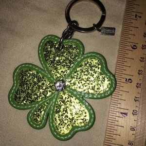 🍀Authentic Coach Keychain NWT st patricks
